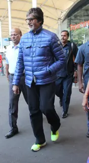 Amitabh Bachchan Snapped at Airport
