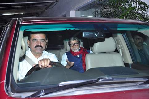 Amitabh Bachchan at Special Screening of 'Wazir'