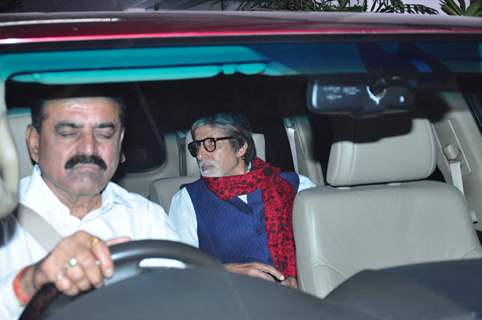 Amitabh Bachchan at Special Screening of 'Wazir'