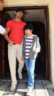 Hrithik Roshan Snapped With Kids at PVR Juhu