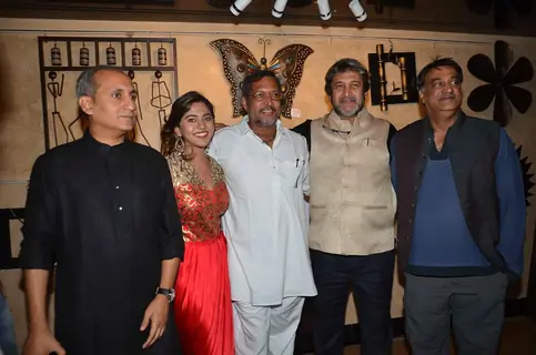 Mahesh Manjrekar and Nana Patekar at Premiere of Marathi Movie 'Natsamrat'