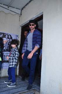 Hrithik Roshan Snapped With Kids at PVR Juhu