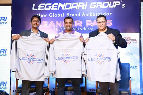 Leander Paes is Global Brand Ambassador of Legendari Group