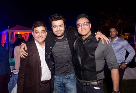 Manish Paul and Ali Morani at Anil Kapoor's Star Studded Birthday Bash