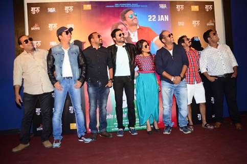 Urmila Kanetkar, Ankush Choudhary and Others strike a 'Guru' Pose  Music Launch of Marathi Film Guru