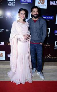 Aditi Rao Hydari and Farhan Akhtar at Special Screening of Wazir