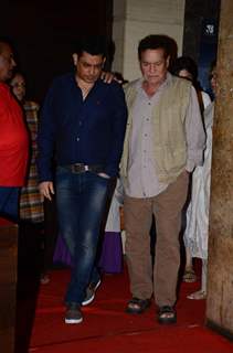 Salim Khan attends Special Screening of Wazir at Lightbox