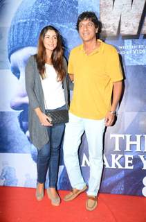 Chunky and Bhavana Pandey at Special Screening of Wazir