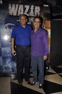 Rakesh Maria and Vidhu Vinod Chopra at Special Screening of Wazir