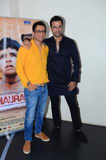 Sanjay Suri and Rohit Roy at Special Screening of 'Chauranga'