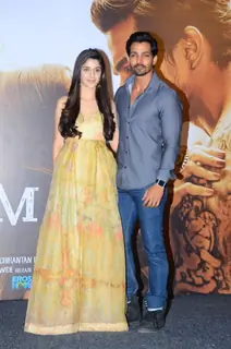 Harshvardhan Rane and Mawra Hocane at Music Launch of 'Sanam Teri Kasam'