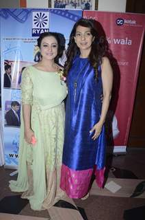 Juhi Chawla and Divya Dutta Promotes Chalk N Duster