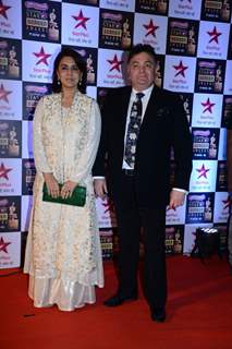 Rishi Kapoor and Neetu Singh at the 22nd Annual Star Screen Awards