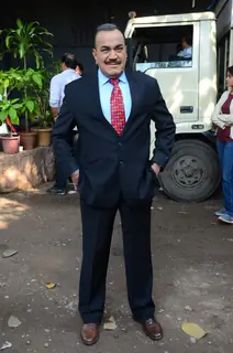 Shivaji Satam poses for the media at the Promotions of Ghayal Once Again on CID