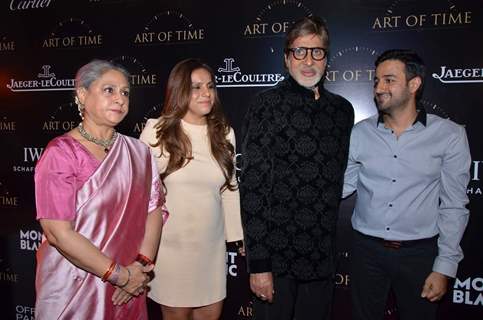 Amitabh Bachchan and Jaya Bachchan at the Art of Time Store Launch