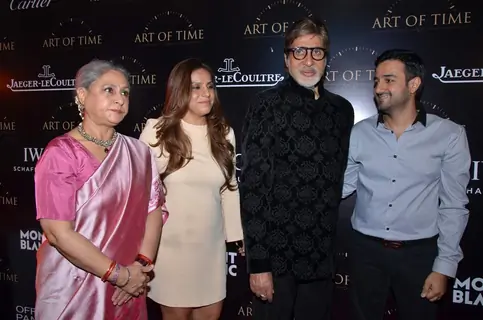 Amitabh Bachchan and Jaya Bachchan at the Art of Time Store Launch