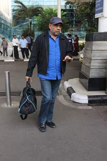 Paresh Rawal was snapped at Airport