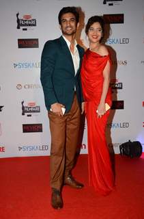 Sushant Singh Rajput and Ankita Lokhande at Filmfare Awards - Red Carpet