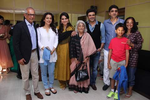 Shaina NC, Juhi Chawla and Sameer Soni at Special Screening of 'Chalk N Duster'