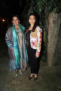 Shabana Azmi and Juhi Chawla at Special Screening of 'Chalk N Duster' in Delhi