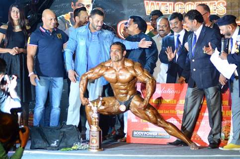 Salman Khan  at Fitness Expo