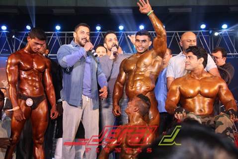 Salil Acharya and Salman Khan at Fitness Expo