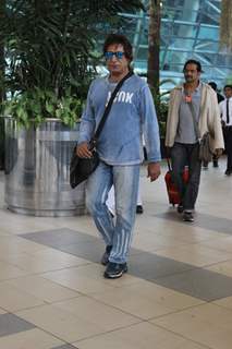 Shakti Kapoor Snapped at Airport