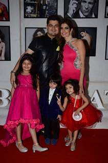 Dabboo Ratnani and Manisha and Kids at  Calendar Launch