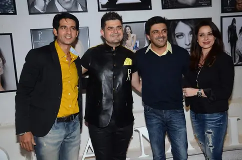 Hiten Tejwani, Sameer Soni and Neelam Kothari at Dabboo Ratnani's Calendar Launch