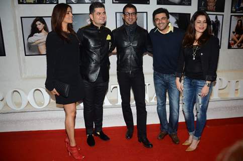 Ronit Roy, Sameer Soni and Neelam Kothari at Dabboo Ratnani's Calendar Launch