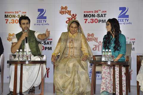 Pearl V Puri and Hiba Nawab at Launch of Zee TV's New Show 'Meri Sasu Maa'