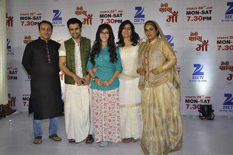 Cast of Zee TV's New Show 'Meri Sasu Maa' at the Launch