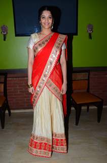 Ritika Singh poses for the media at Pongal Celebrations