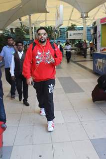 Badshah was snapped at Airport