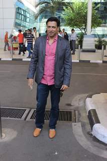 Madhur Bhandarkar was snapped at Airport