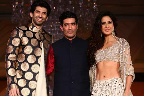 Aditya Roy Kapoor and Katrina Kaif walk for Manish Malhotra's Show for Sahachari Foundation