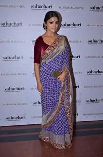 Shriya Saran was at Manish Malhotra's Show for Sahachari Foundation