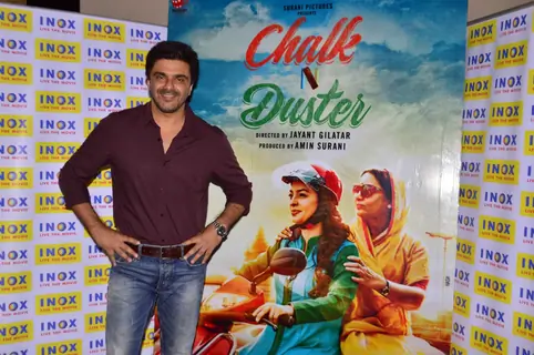 Sameer Soni at Screening of 'Chalk N Duster'