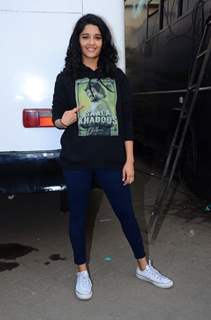 Ritika Singh at Promotions of Saala Khadoos