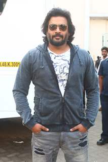 R. Madhavan at Promotions of Saala Khadoos