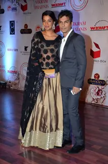 Mugdha Godse and Vikram Phadnis at Vikram Phadnis' 25th Anniversary Celebration