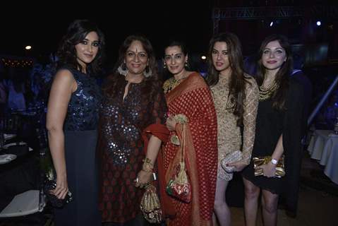 Ileana Dcruz, Kehkashan Patel and Kanika Kapoor at Vikram Phadnis' 25th Anniversary Celebration