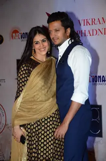 Genelia Dsouza and Riteish Deshmukh at Vikram Phadnis' 25th Anniversary Celebration
