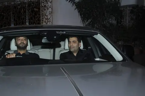 Karan Johar at Akshay Kumar's Bash