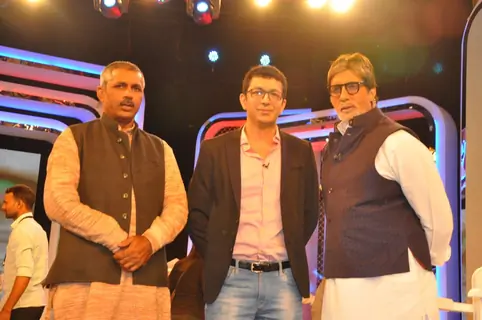 Kunal Kohli and Amitabh Bachchan at NDTV Cleanathon