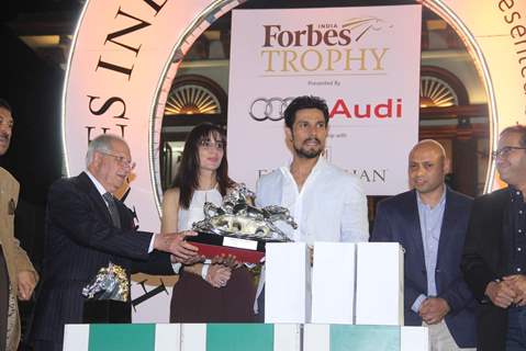 Randeep Hooda and Farah Khan Ali at India Forbes Trophy