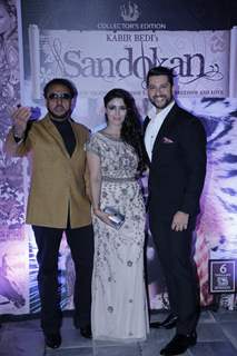 Gulshan Grover and Aftab Shivdasani at Kabir Bedi's 70th Birthday Bash