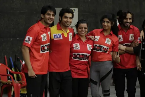 Hiten, Ssharad, Nivedita, Vindhya, Krrip at BCL Season 2 Practise Session