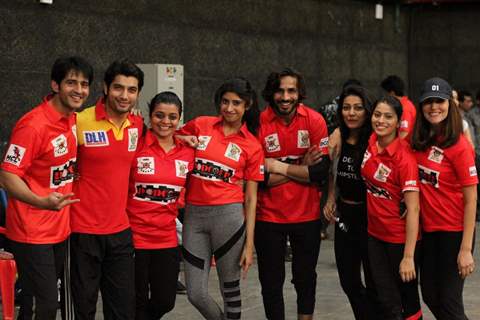 Hiten, Ssharad, Nivedita, Vindhya, Krip, Aparna, Sudeepa at BCL Season 2 Practise Session