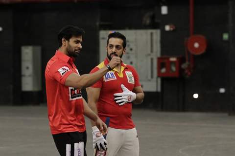 Naman and Salil at BCL Season 2 Practise Session